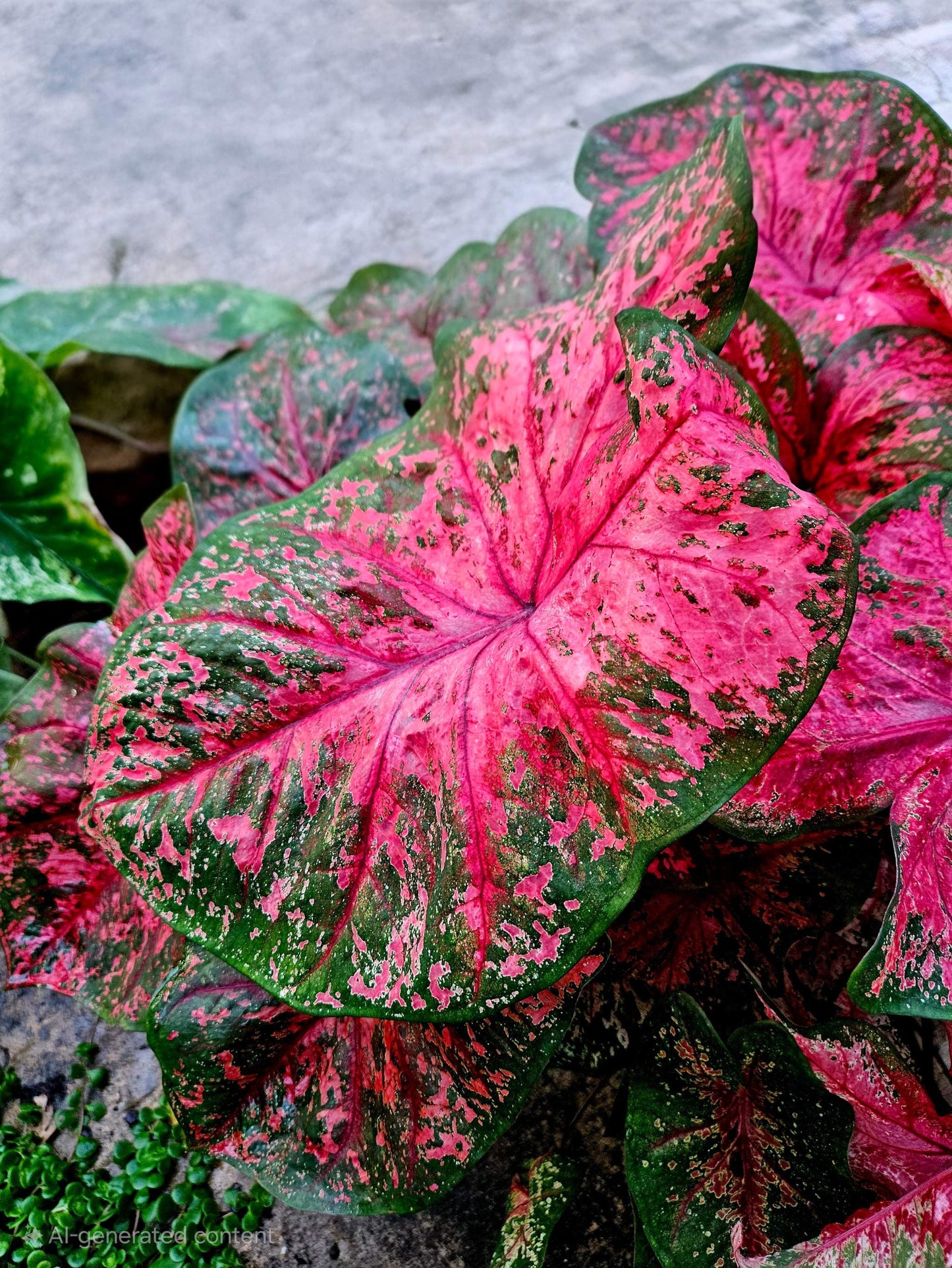 'Lava Glow' Caladium – Fiery Red Splendor (2 Bulbs) | Blue Buddha Farm