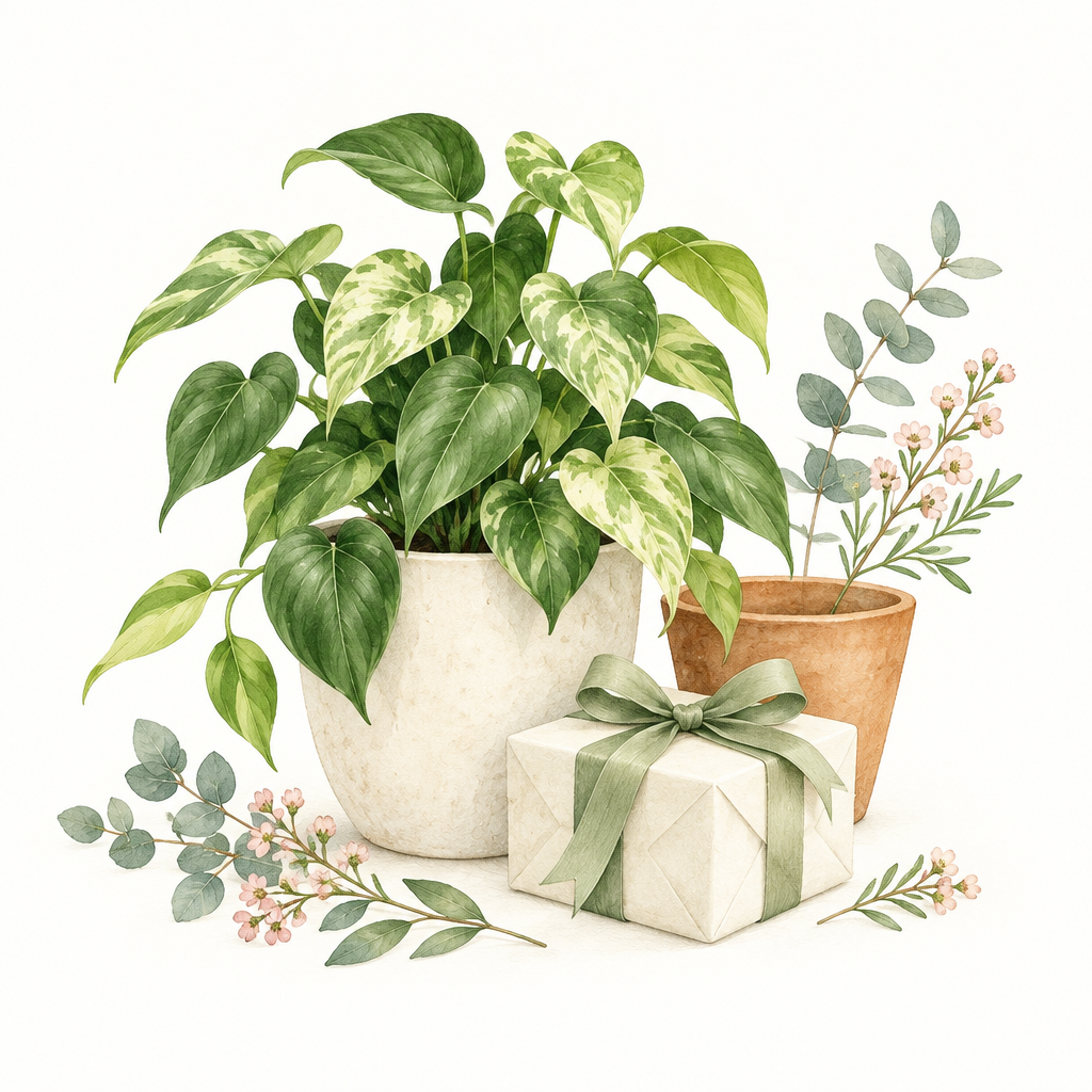 Botanical gift illustration