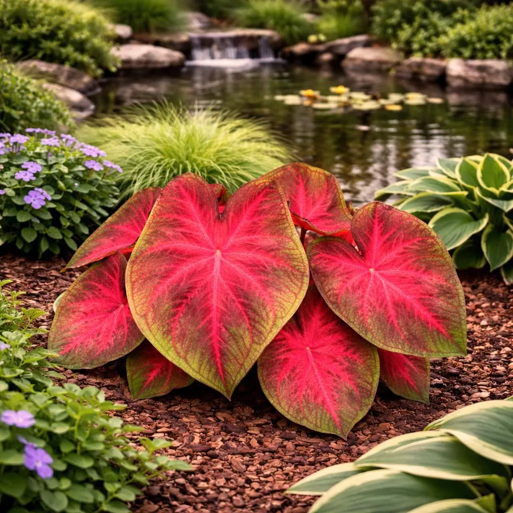 Rio Summer Caladium Bulbs (2 Bulbs) | *PREORDER Spring 2026* | Blue Buddha Farm