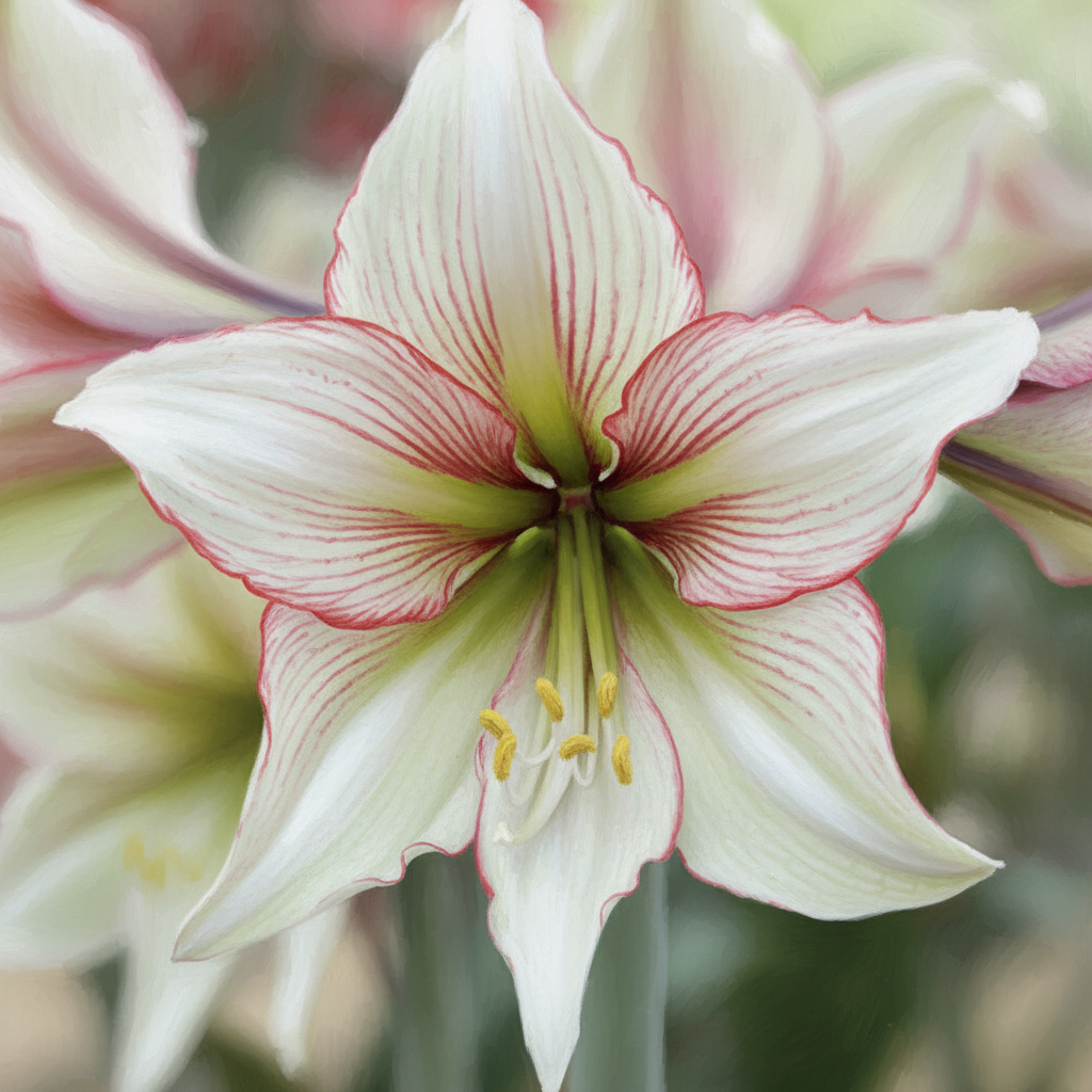 Amaryllis Magic Green – close-up