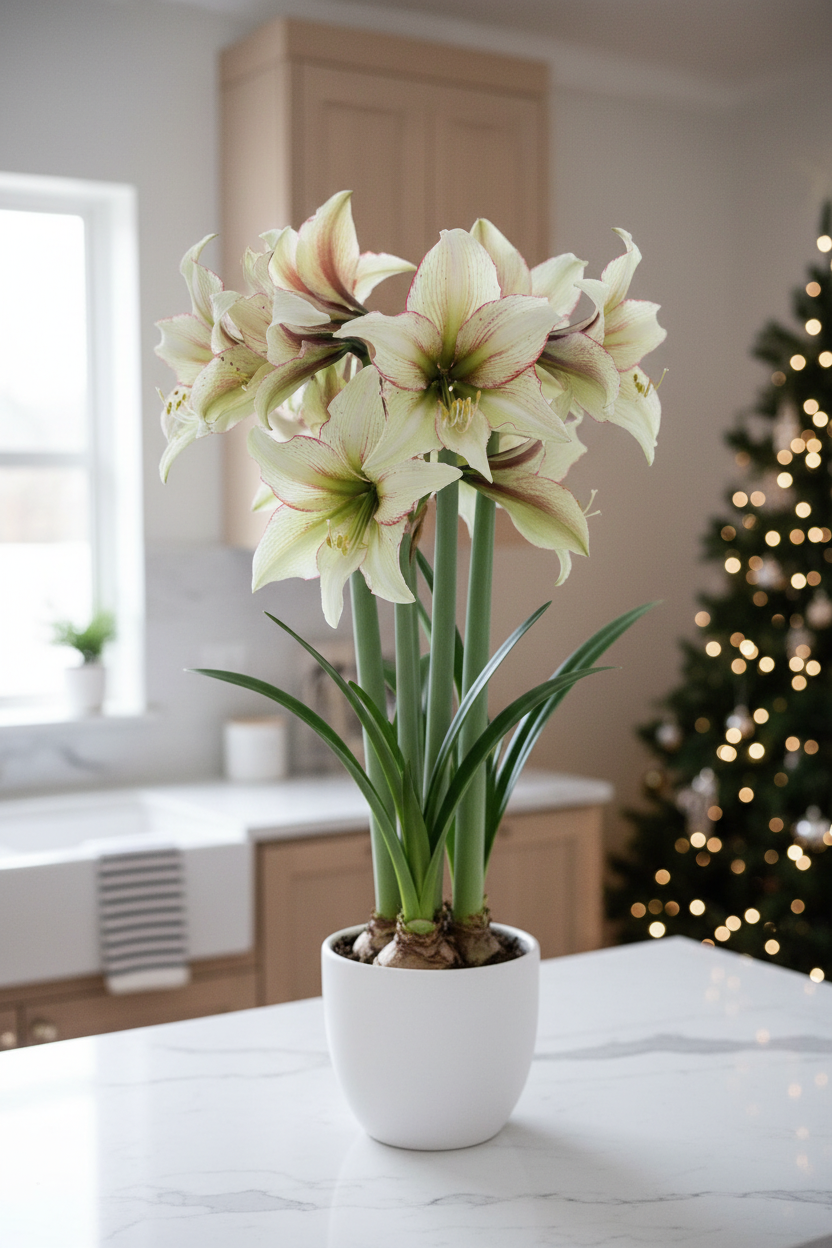 Amaryllis Magic Green – hero lifestyle