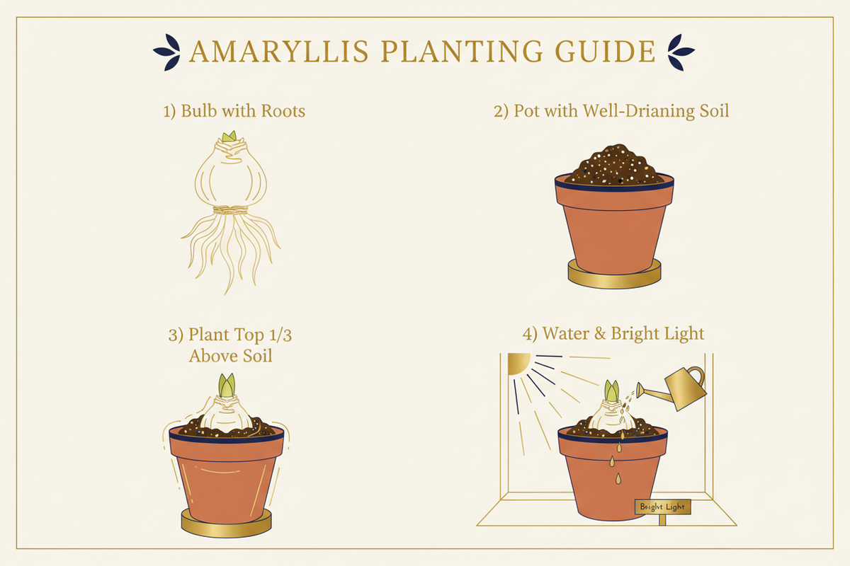 Amaryllis planting guide