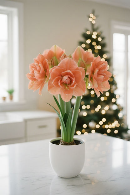 Amaryllis Tika Coral – hero lifestyle