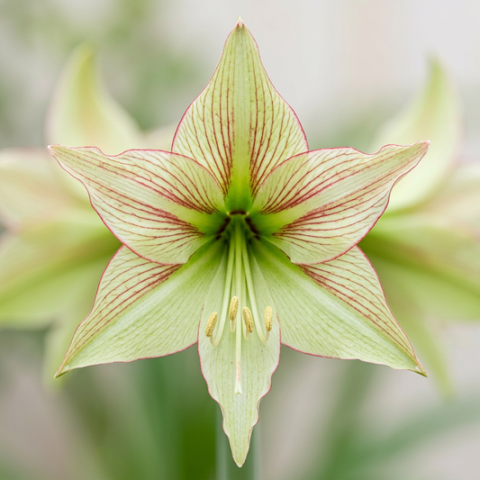 Magic Green close-up with more pointed petals