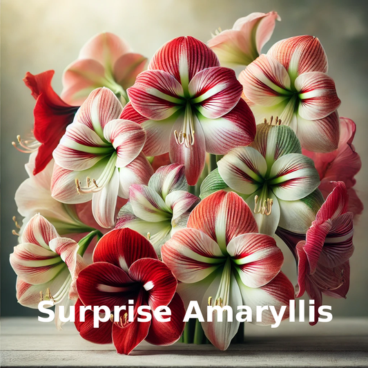 Happy Amaryllis Bulb Surprise