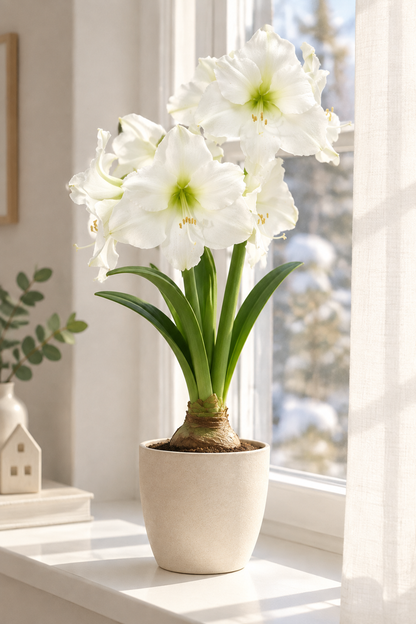 Christmas Gift windowsill scene