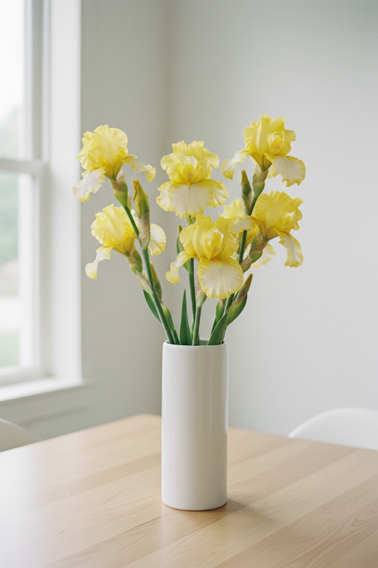 Bequest iris in bright interior