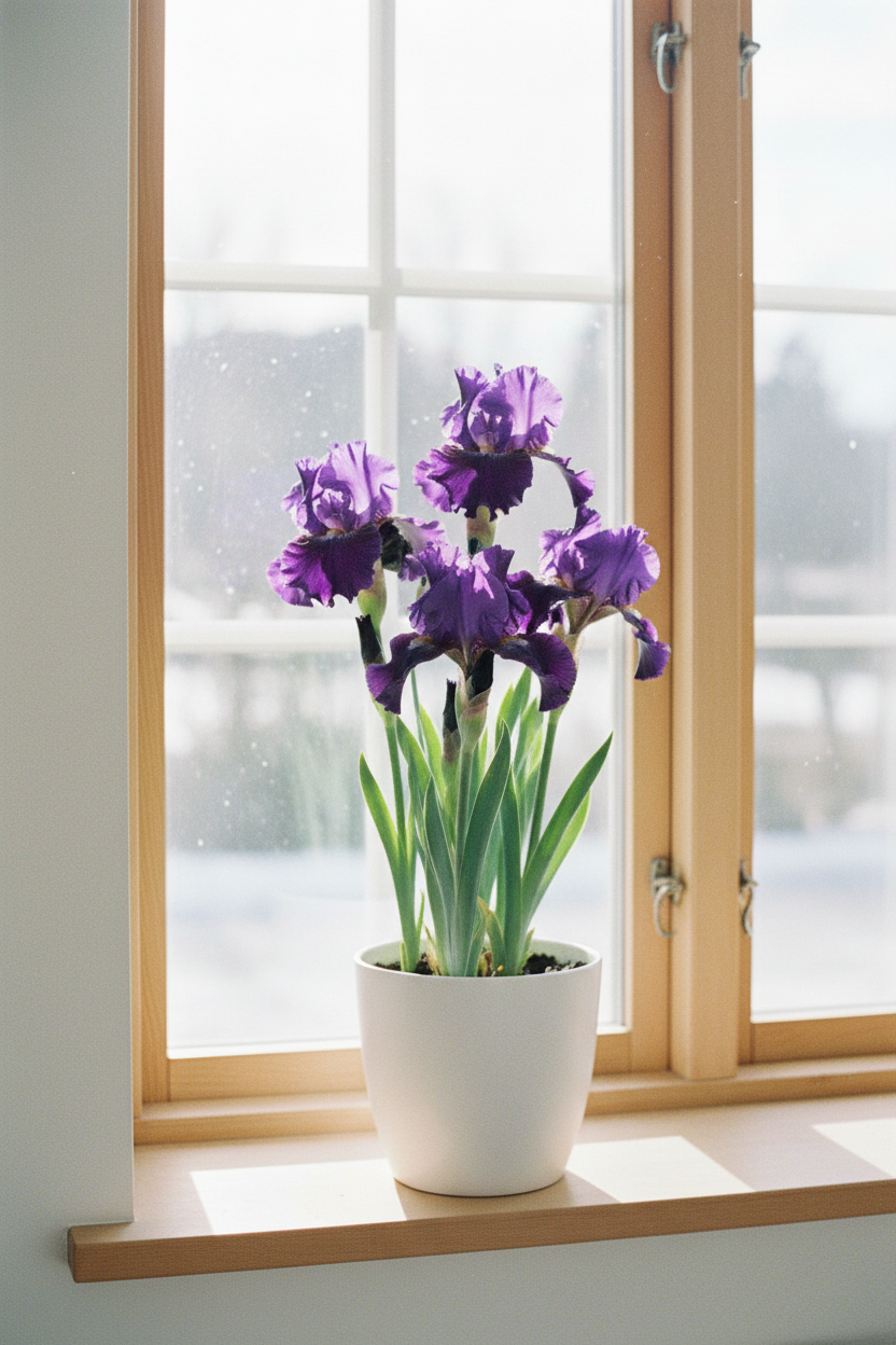 Lake Mendota Iris Windowsill