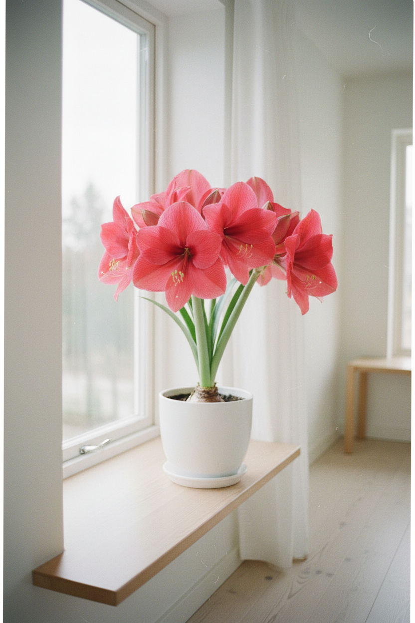 Pink Surprise Windowsill