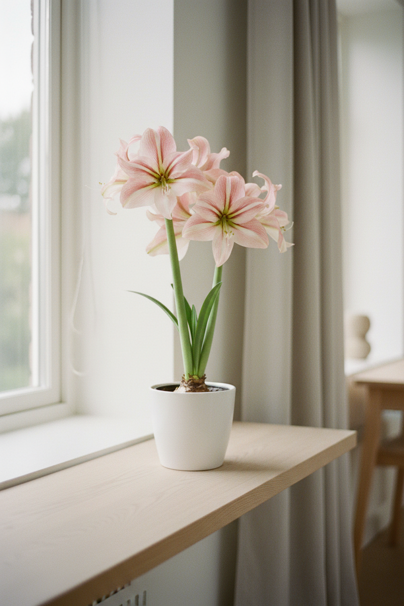 River Dance Amaryllis Windowsill
