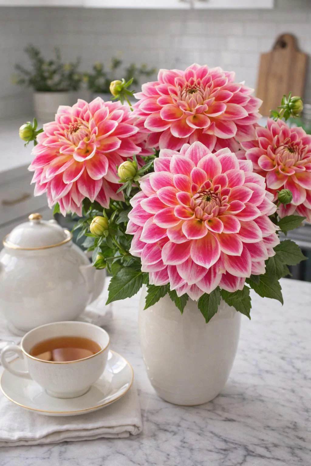 Temple of Beauty Decorative Dahlia Tuber - Elegant Double Blooms