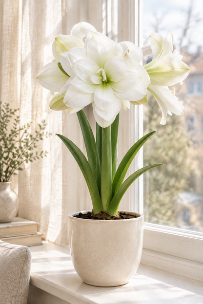 White Symphony windowsill